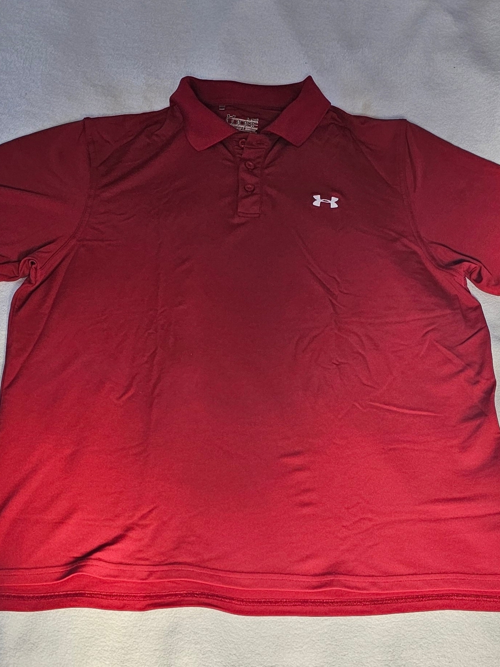 Under Armour Men's Deep Red Performance Polo